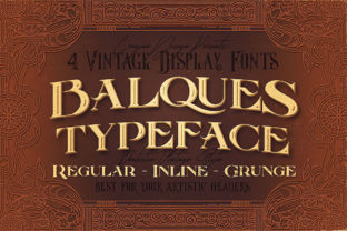 Balques: A Vintage Display Font for Bold Marketing