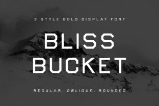 Bliss Bucket Family: A Bold Display Font for Web Design