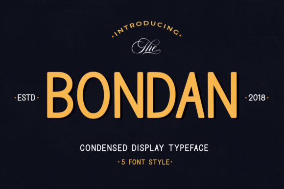 Bondan Family: A Modern-Vintage Sans Serif Font for Creative Branding