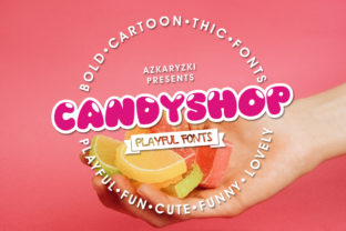 Candyshop: A Playful Display Font for Web Design