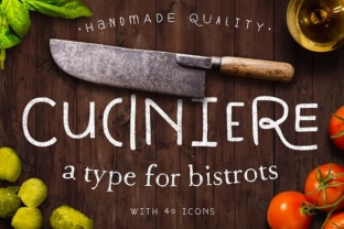 Cuciniere: The Perfect Display Font for Culinary Crafts