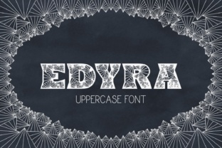 Edyra: A Bold Display Font for Fearless Branding