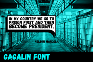 Gagalin: A Bold Comic Display Font for Crafters