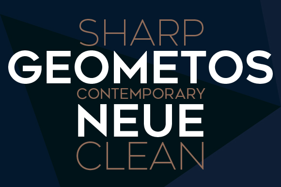 Geometos Neue: The Bold Display Font for Campaigns