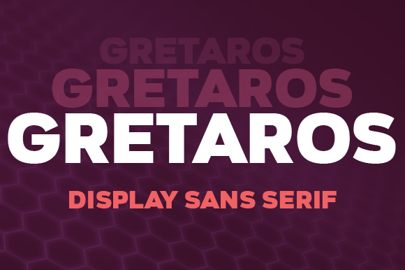 Gretaros: A Bold Sans Serif Font for Branding