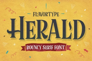 Herald: A Whimsical Serif Font for Makers