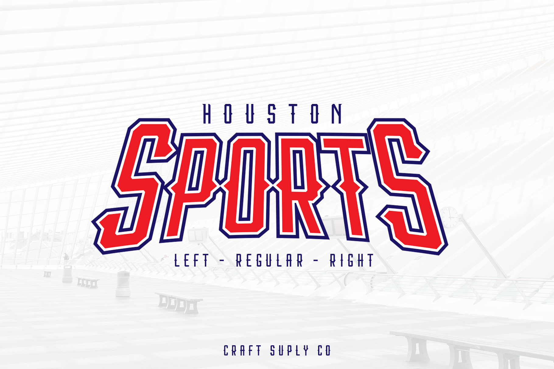 Houston Sports: A Bold Display Font for Branding