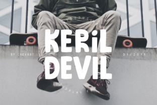 Keril Devil: A Unique Display Font for Bold Branding