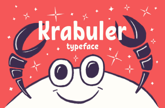 Krabuler: A Cheerful Handwritten Font for Web Design