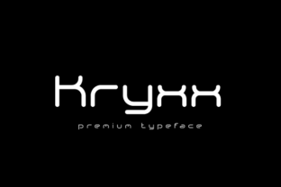 Kryxx: A Sleek Display Typeface for Makers
