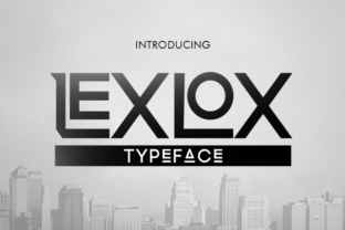 Lexlox: A Bold Display Font for Memorable Branding
