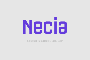 Necia Family: A Modern Sans Serif Typeface for Editors