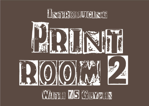 Print Room 2: A Vintage Display Font for Modern Web Design