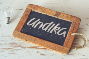 Undika: A Playful Display Font for Crafters