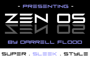 Zen Os: A Futuristic Display Font for Modern Web Design